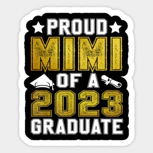 Proud Mimi Of A 2023 Graduate Senior Graduation Sticker